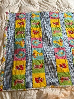 Sesame Street Patchwork Baby Quilt